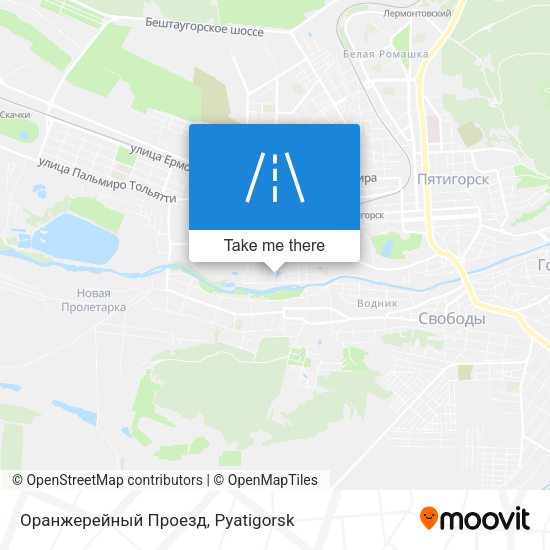 Оранжерейный Проезд map