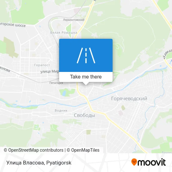 Улица Власова map