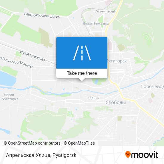Апрельская Улица map