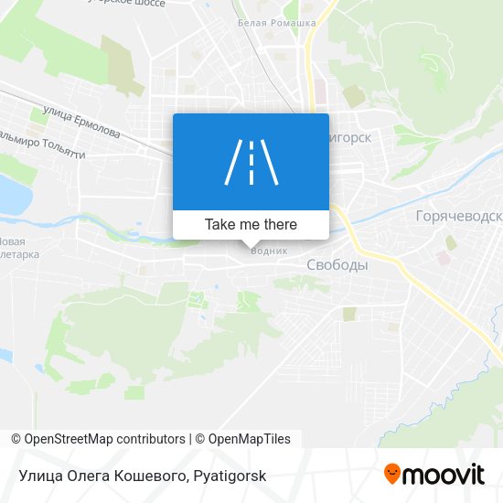 Улица Олега Кошевого map
