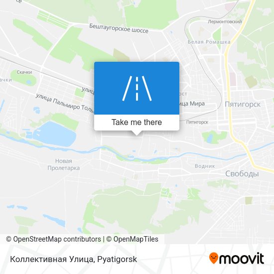 Коллективная Улица map