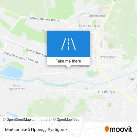 Майкопский Проезд map