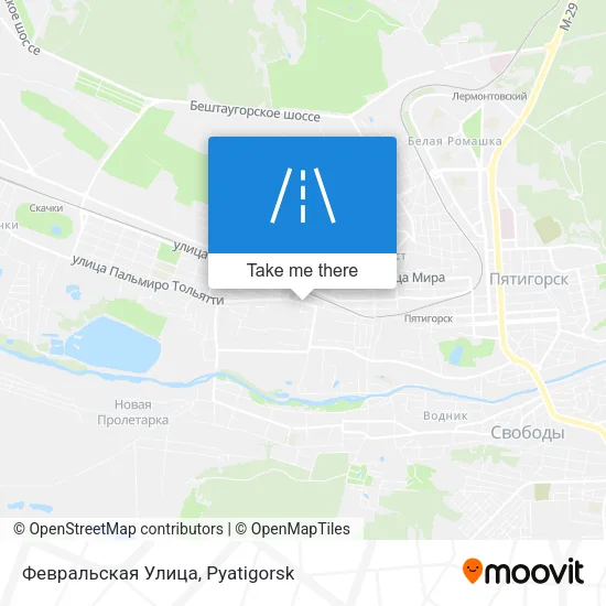 Февральская Улица map