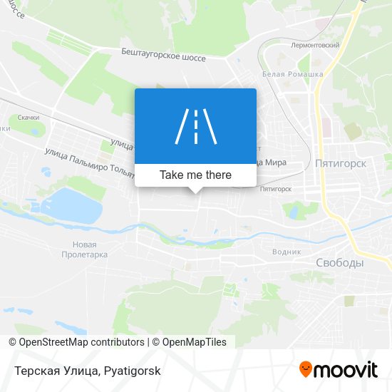 Терская Улица map