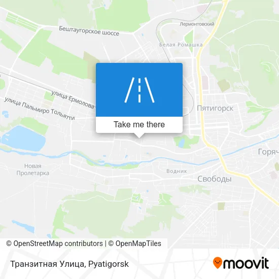 Транзитная Улица map