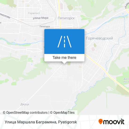 Улица Маршала Баграмяна map