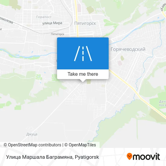 Улица Маршала Баграмяна map