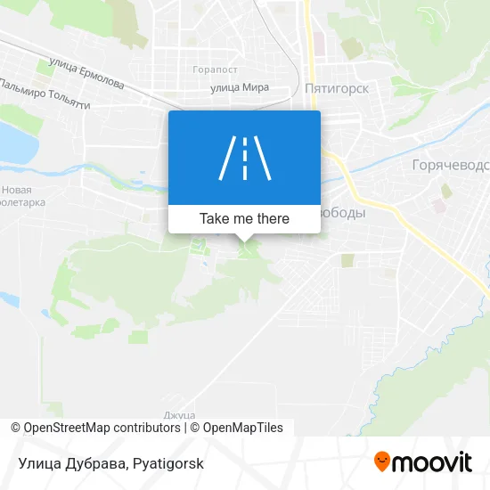 Улица Дубрава map