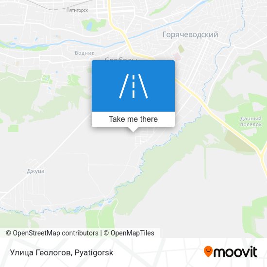 Улица Геологов map