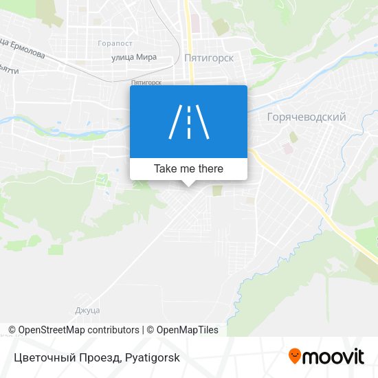 Цветочный Проезд map