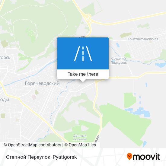 Степной Переулок map