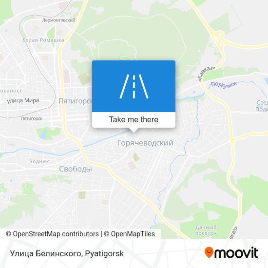 Улица Белинского map