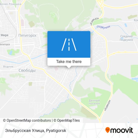 Эльбрусская Улица map
