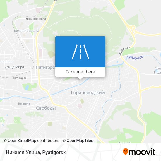 Нижняя Улица map