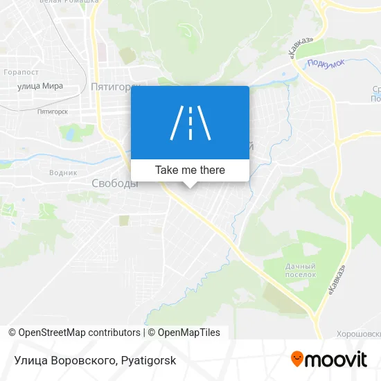 Улица Воровского map