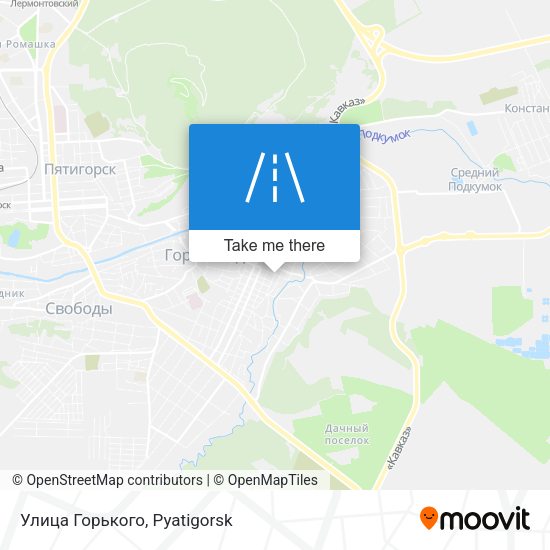 Улица Горького map