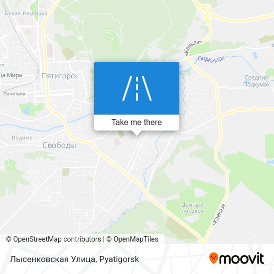 Лысенковская Улица map