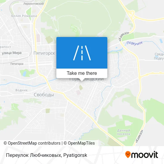 Переулок Любчиковых map