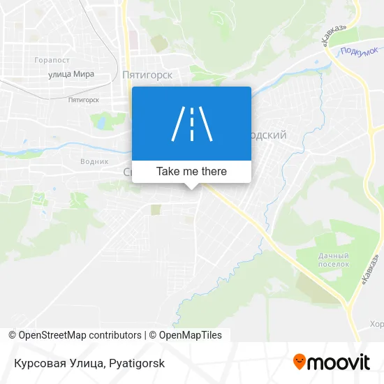 Курсовая Улица map