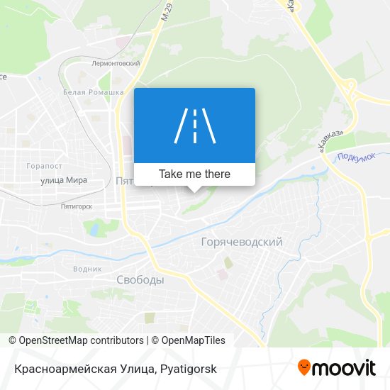 Красноармейская Улица map
