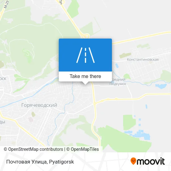 Почтовая Улица map