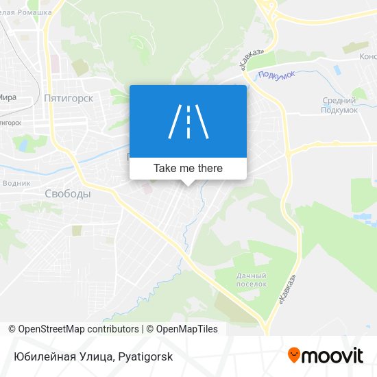 Юбилейная Улица map