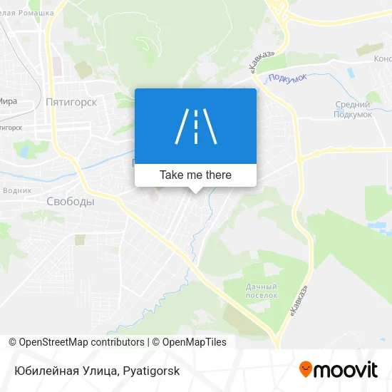 Юбилейная Улица map