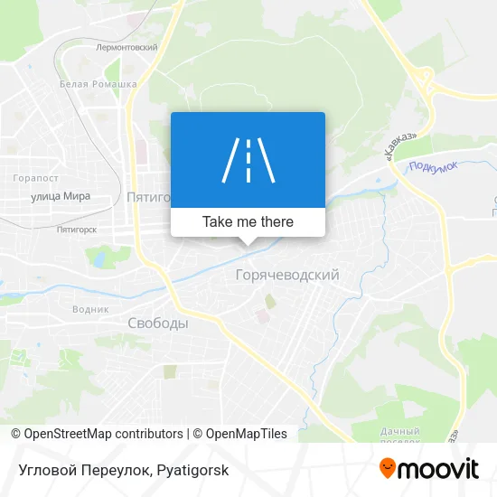 Угловой Переулок map
