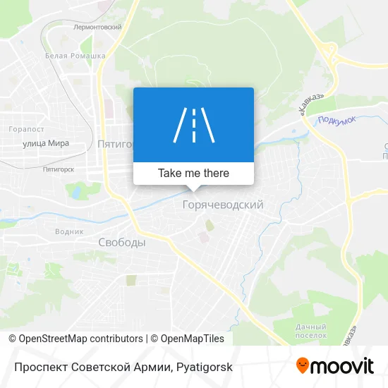Проспект Советской Армии map