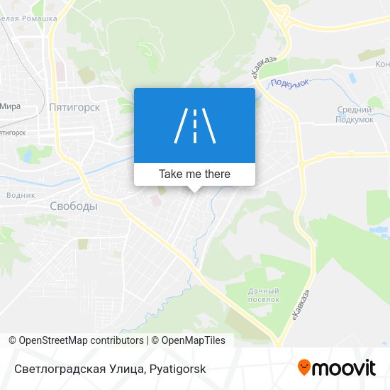 Светлоградская Улица map