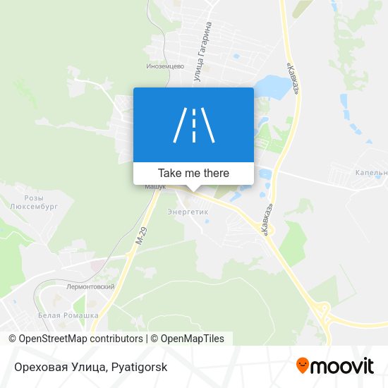 Ореховая Улица map