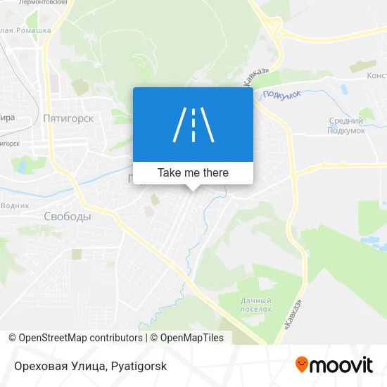 Ореховая Улица map
