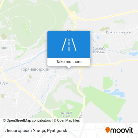 Лысогорская Улица map