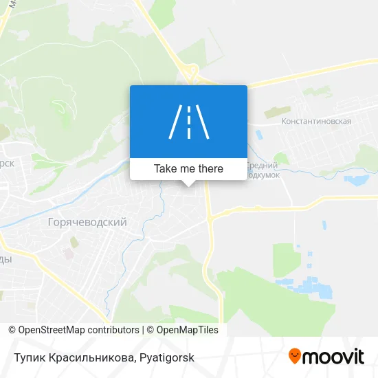 Тупик Красильникова map