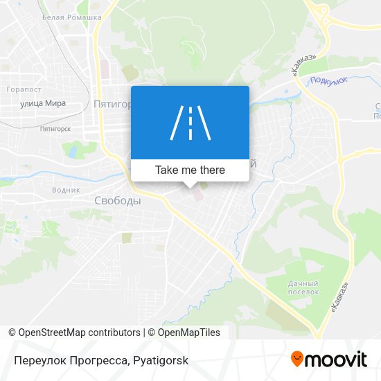 Переулок Прогресса map
