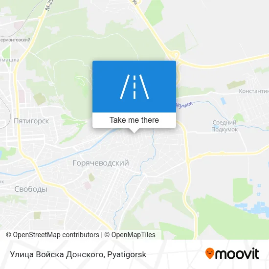 Улица Войска Донского map