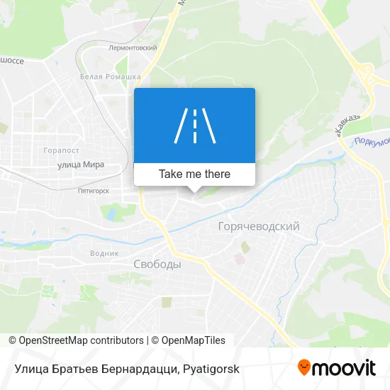 Улица Братьев Бернардацци map