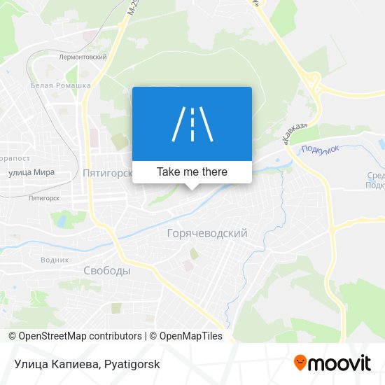 Улица Капиева map
