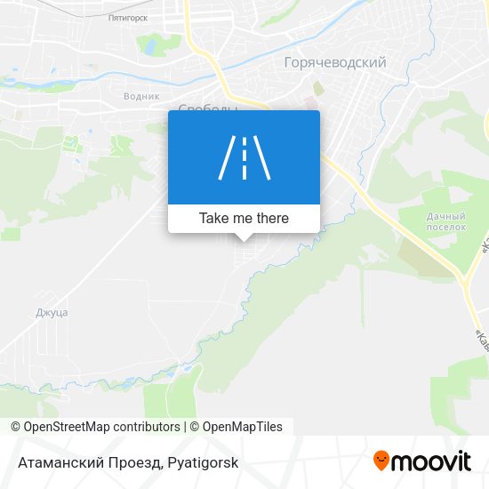 Атаманский Проезд map