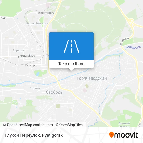 Глухой Переулок map