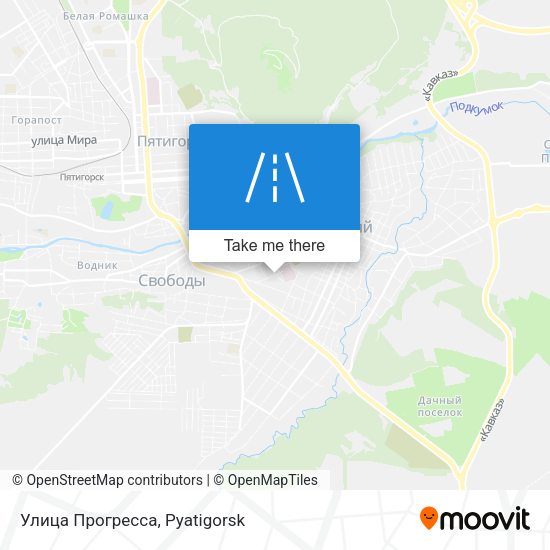 Улица Прогресса map
