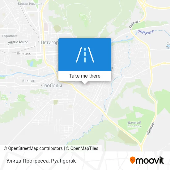 Улица Прогресса map
