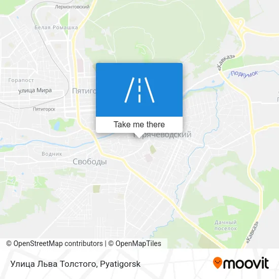 Улица Льва Толстого map