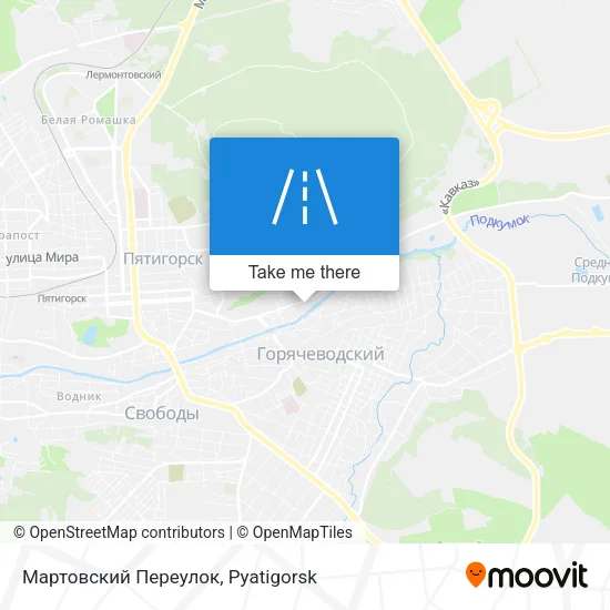 Мартовский Переулок map