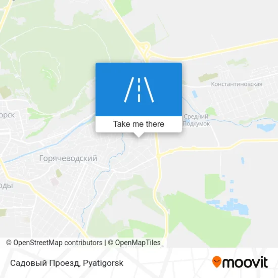 Садовый Проезд map