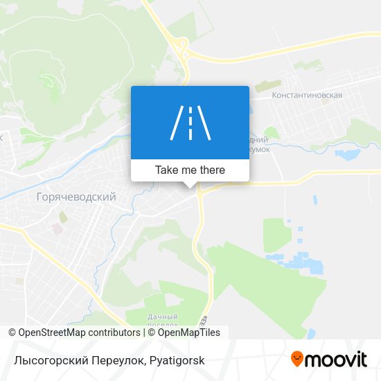 Лысогорский Переулок map