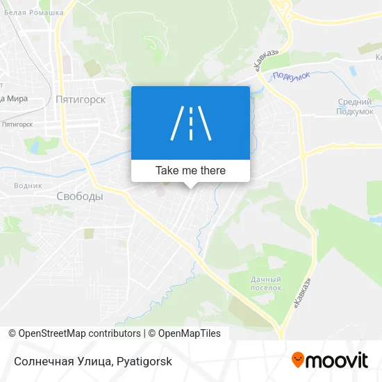 Солнечная Улица map