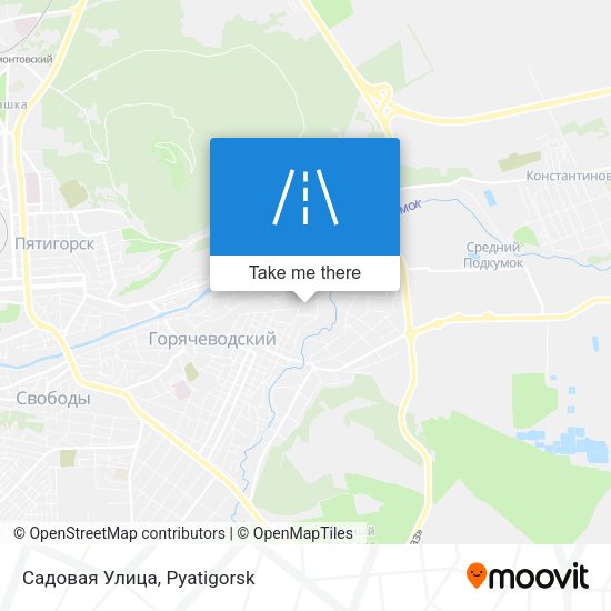 Садовая Улица map