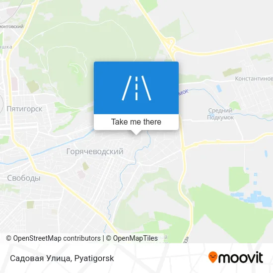 Садовая Улица map