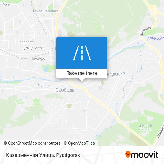 Казарменная Улица map